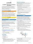 Garmin echoMAP 42dv Installation Instructions
