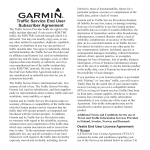 Garmin Destia End User License Agreement