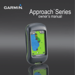 Garmin Approach G3 User's Manual