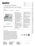 Garland Sunfire X60-6R24RS User's Manual