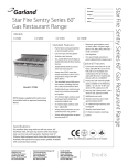 Garland S284E User's Manual