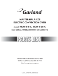 Garland MCO-E-25-C User's Manual