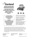 Garland GMIU5.5 User's Manual