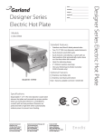 Garland ED-15THSE User's Manual