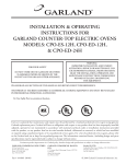 Garland CPO-ED-12H User's Manual