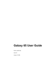 Galaxy Metal Gear 65 User's Manual