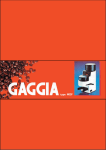 Gaggia 8002 User's Manual