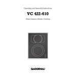 Gaggenau VC 422-610 User's Manual