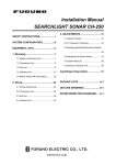 Furuno SEARCHLIGHT CH-250 User's Manual
