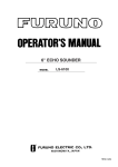 Furuno LS-6100 User's Manual