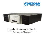 Furman Sound 16 E User's Manual