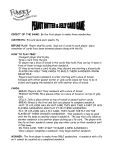Fundex Games Peanut Butter & Jelly Card Game User's Manual