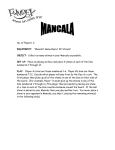 Fundex Games Mancala User's Manual