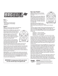 Fundex Games Bagball User's Manual