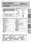 FUNAI CSV205DT Owner's Manual