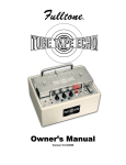 Fulltone CRT Television 5 User's Manual