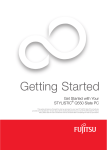 Fujitsu Stylistic Q550 Getting Started Guide