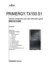 Fujitsu TX100 User's Manual