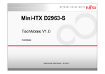 Fujitsu Mini-ITX D2963-S User's Manual
