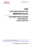 Fujitsu MB9B500 Series User's Manual