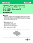 Fujitsu MB39A105 User's Manual