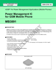 Fujitsu MB3891 User's Manual