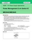 Fujitsu MB3845 User's Manual