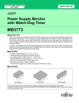 Fujitsu MB3773 User's Manual