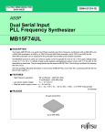 Fujitsu MB15F74UL User's Manual