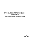 Fujitsu MAN3735 SERIES User's Manual