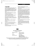 Fujitsu LIFEBOOK C2010 User's Manual