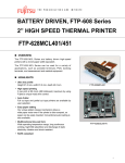 Fujitsu FTP-628MCL401 User's Manual