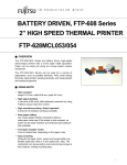 Fujitsu FTP-628MCL053 User's Manual