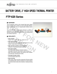 Fujitsu FTP-628 Series User's Manual