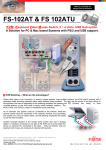 Fujitsu FS-102AT User's Manual