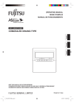 Fujitsu CONCEALED CEILING TYPE User's Manual
