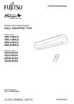 Fujitsu AOU18CXQ User's Manual