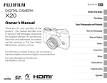 Fujifilm X-20 Owner's Manual