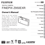 Fujifilm FinePix Z950EXR User's Manual