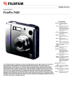 Fujifilm FinePix F420 User's Manual