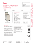 Frymaster SR42G User's Manual