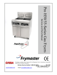 Frymaster PRO H50 User's Manual