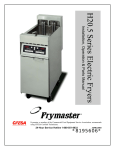 Frymaster H20.5 SERIES User's Manual