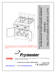 Frymaster H17SC User's Manual
