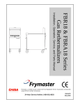 Frymaster FBR18 User's Manual