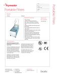 Frymaster Enodis PF50R User's Manual