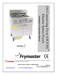 Frymaster OCF30 User's Manual