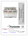 Frymaster BK1814E User's Manual