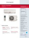 Frigidaire FRS18PYS2 Product Specifications Sheet