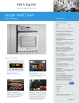 Frigidaire FPEW2785PF Product Specifications Sheet